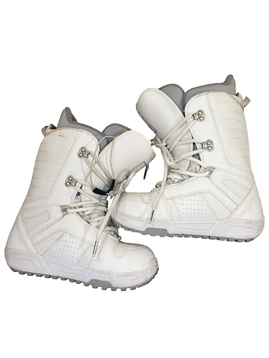 Burton Shoes - Burton Women's White Snowboard Boots - Lace-Up Support